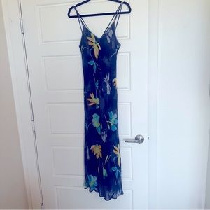 Blue Floral maxi dress